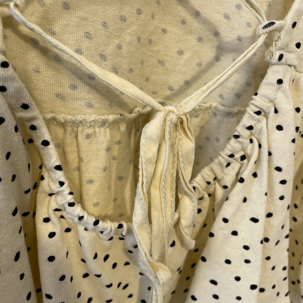 𝅺Urban Outfitters Puffy Sleeve Peplum Blouse - Picture 8 of 13